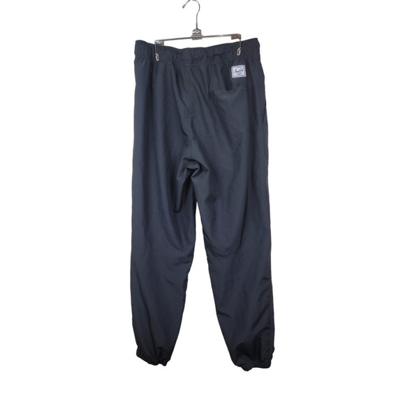 Herschel Supply Co. Men's Black Windbreaker Jogger Drawstring Sz Small - Picture 1 of 5